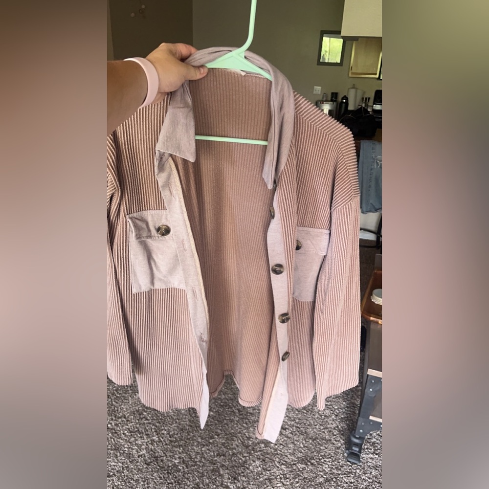 Two tone shacket